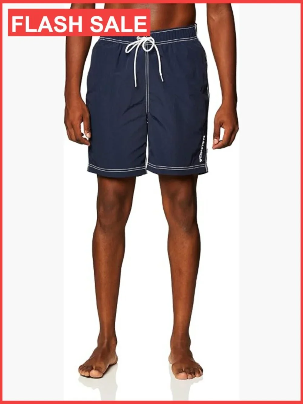 Men's Quick Dry Swim Trunks with Side Pockets - Medium